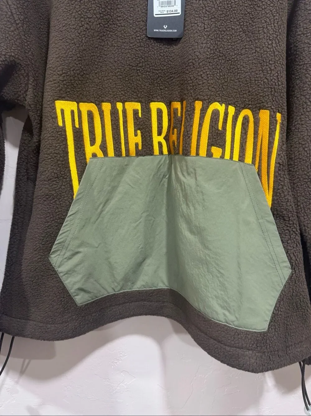 True Religion fleece half